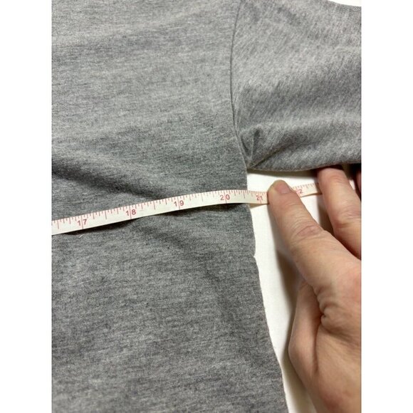 Sincerely Jules Tunic Sweatshirt Grey Large Long Sleeve Snaps Large Collar - Picture 4 of 9